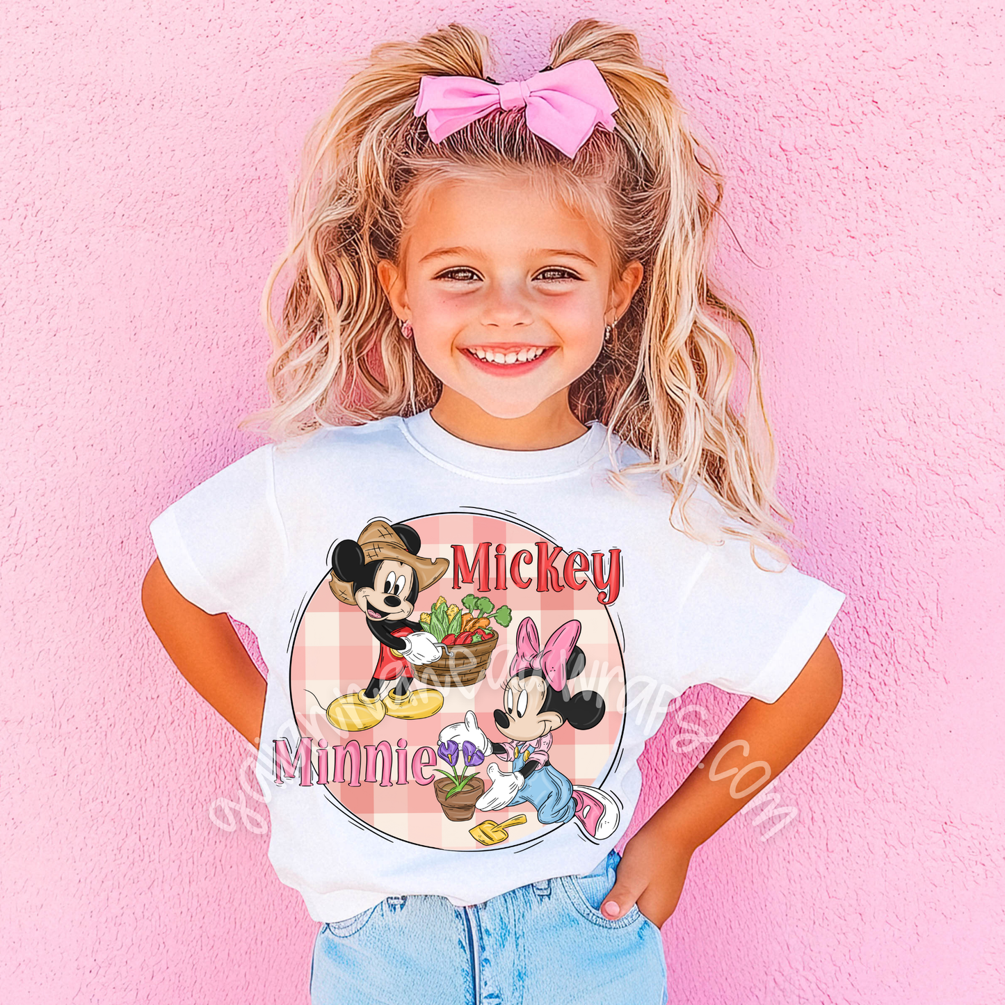 FARMING MOUSE PAIR ... KIDS TEE