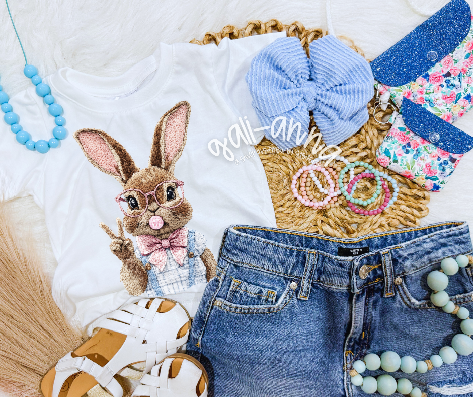 SPRING BLUE URBAN RIB GALI BOW