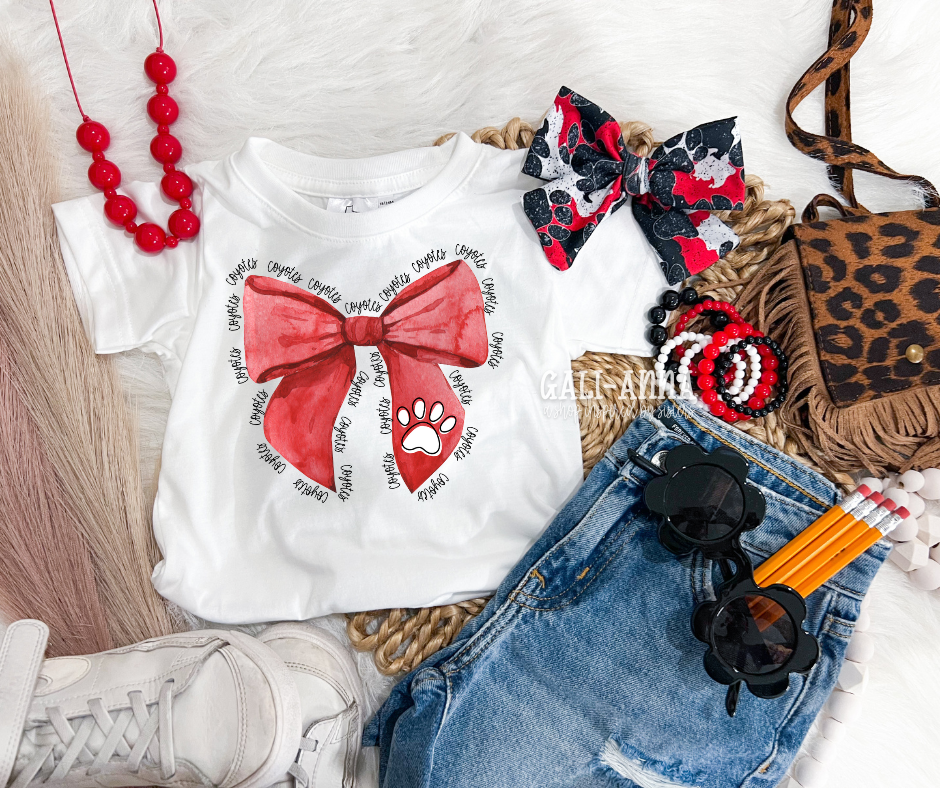 PAW PRINT - NOT SO DAINTY BOW