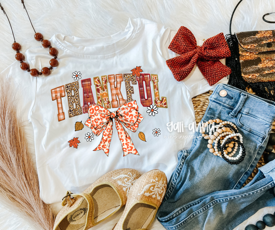 RUST SWEATER - NOT SO DAINTY BOW