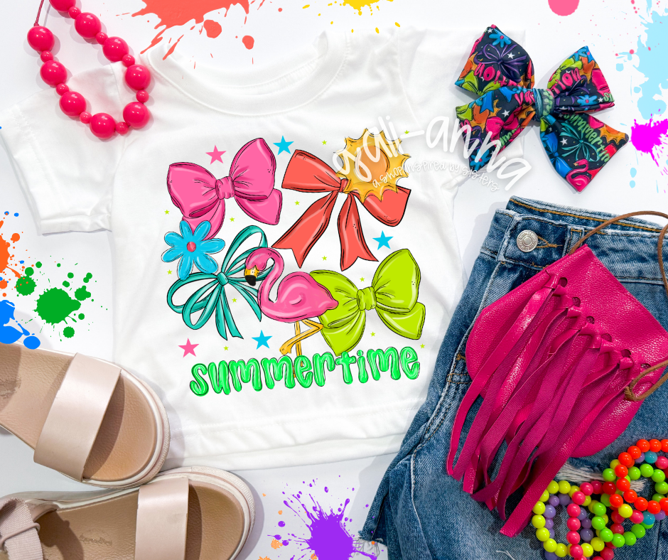 SUMMERTIME - SWIM NOT SO DAINTY BOW