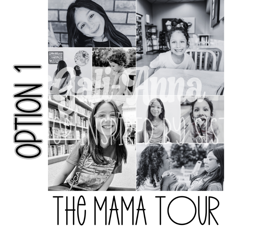 PERSONALIZED MAMA TOUR ADULT TEE *OPTION 1