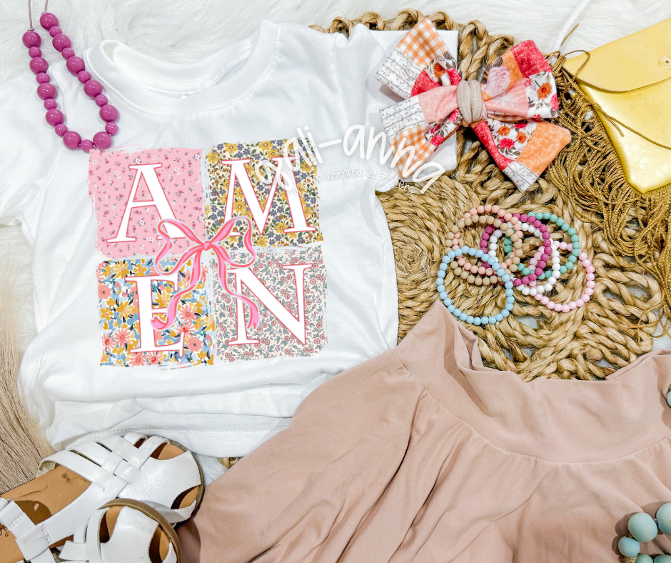 SPRING PATCHWORK - NOT SO DAINTY BOW