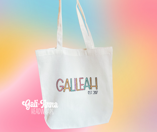 PERSONALIZED CANVAS BAG