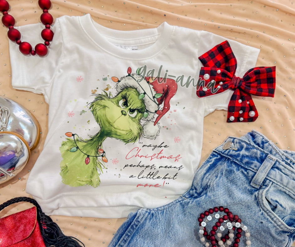 BUFFALO PLAID PEARL’D - NOT SO DAINTY BOW