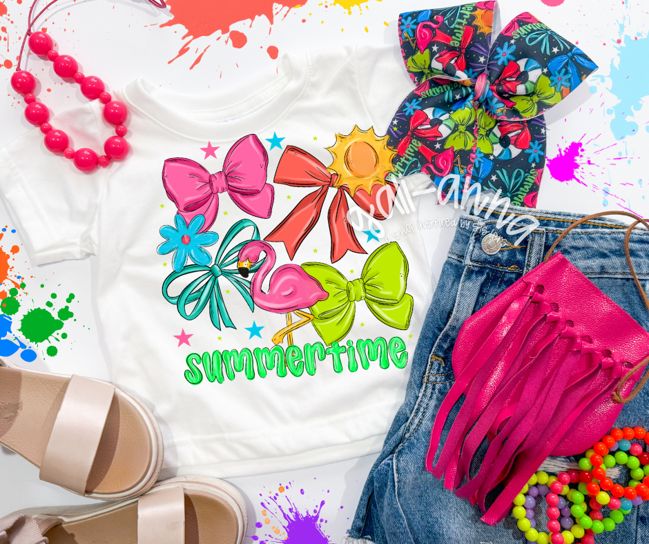 SUMMERTIME CHEER BOW