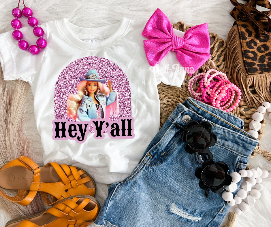 HOT PINK HOLO - NOT SO DAINTY BOW