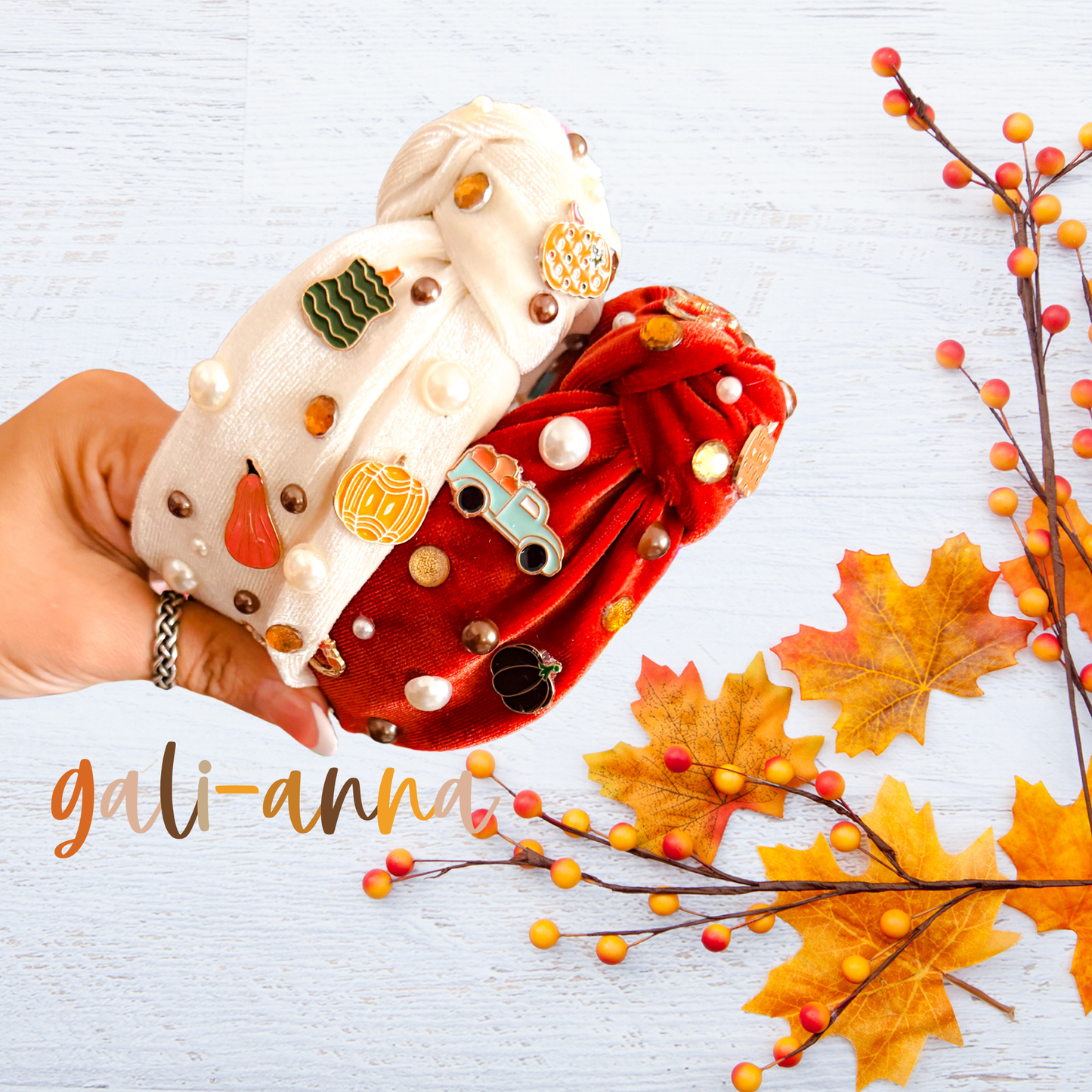 JEWEL’D THANKSGIVING VELVET SOLIDS - NANA BANDS