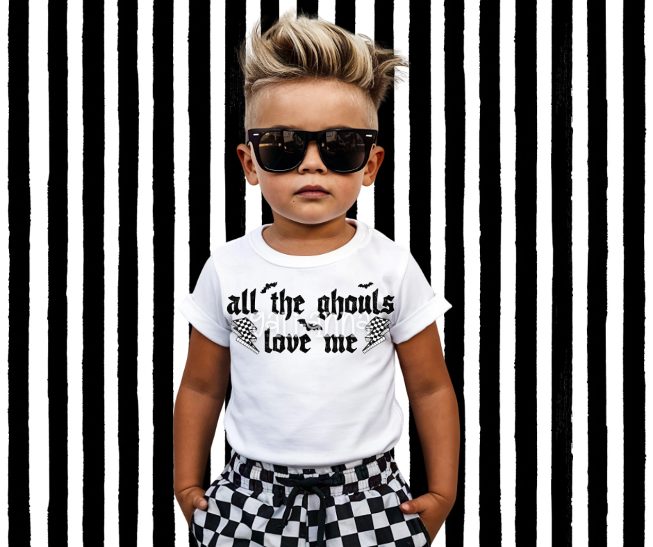 ALL THE GHOULS LOVE ME... KIDS TEE