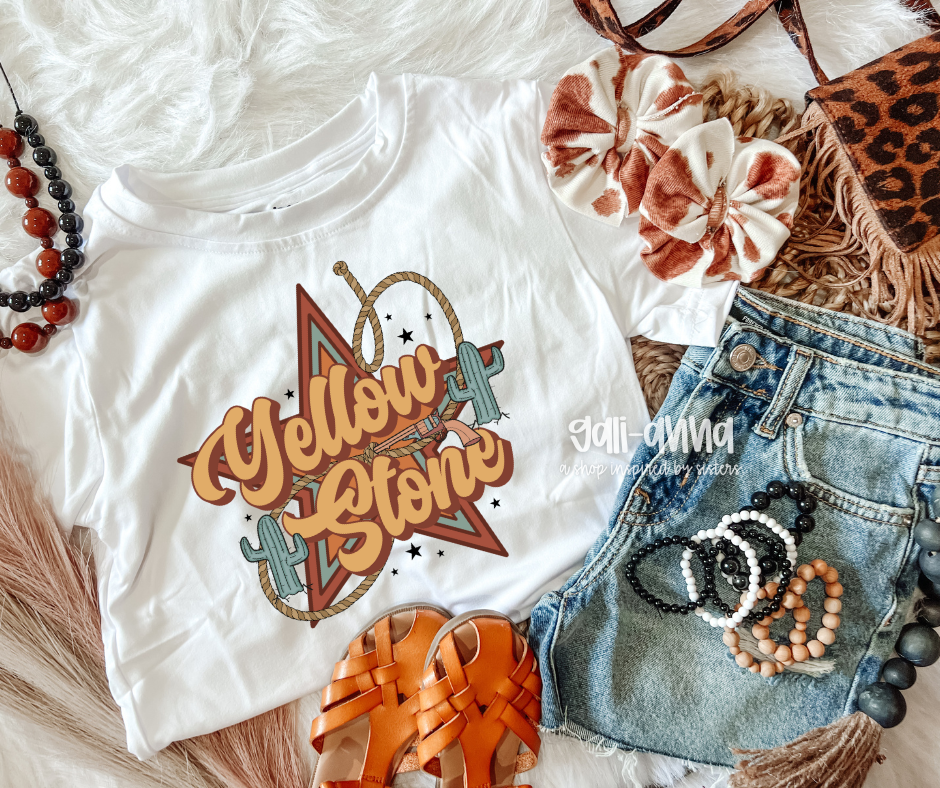 YELLOW STONE - KIDS TEE
