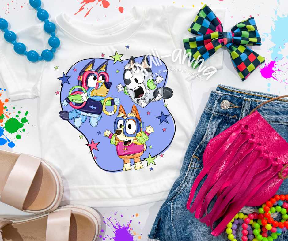 SUMMER NEON CHECKER - SWIM NOT SO DAINTY BOW