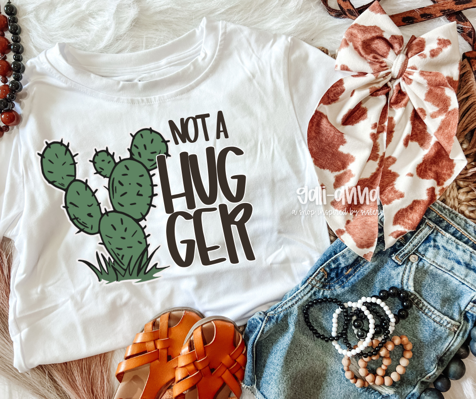 NOT A HUGGER - KIDS TEE