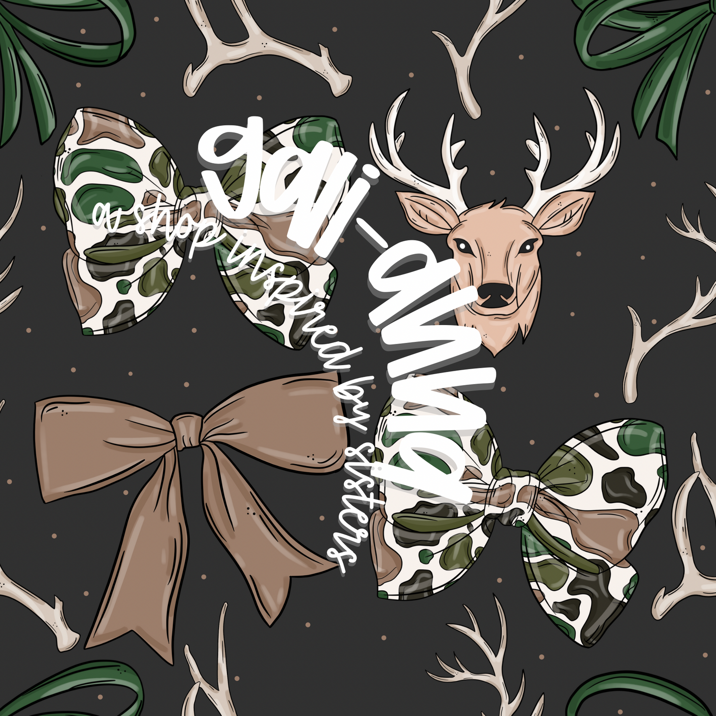 HUNTING CAMO BOW BLACK COLORWAY *MWG