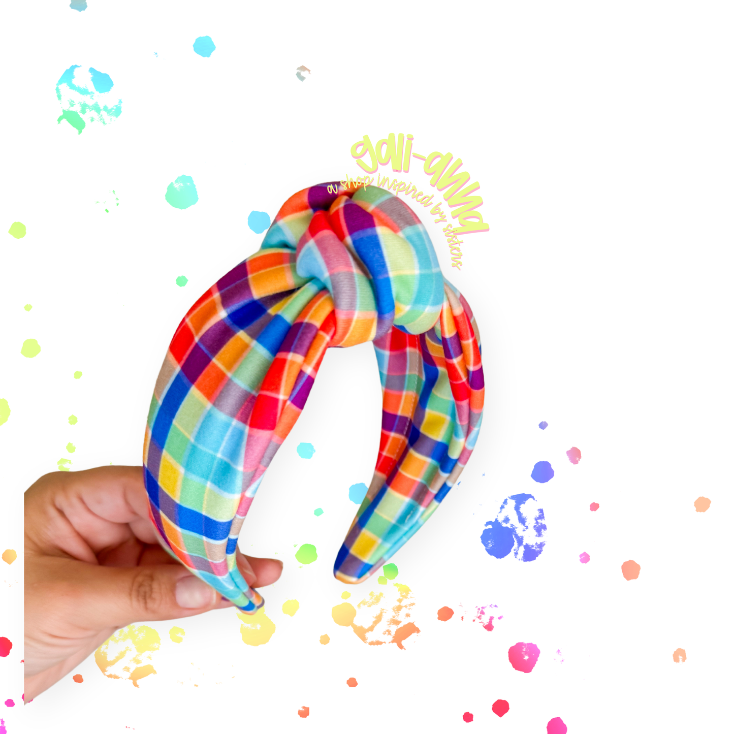 SEUSS PLAID COORD NANA BAND