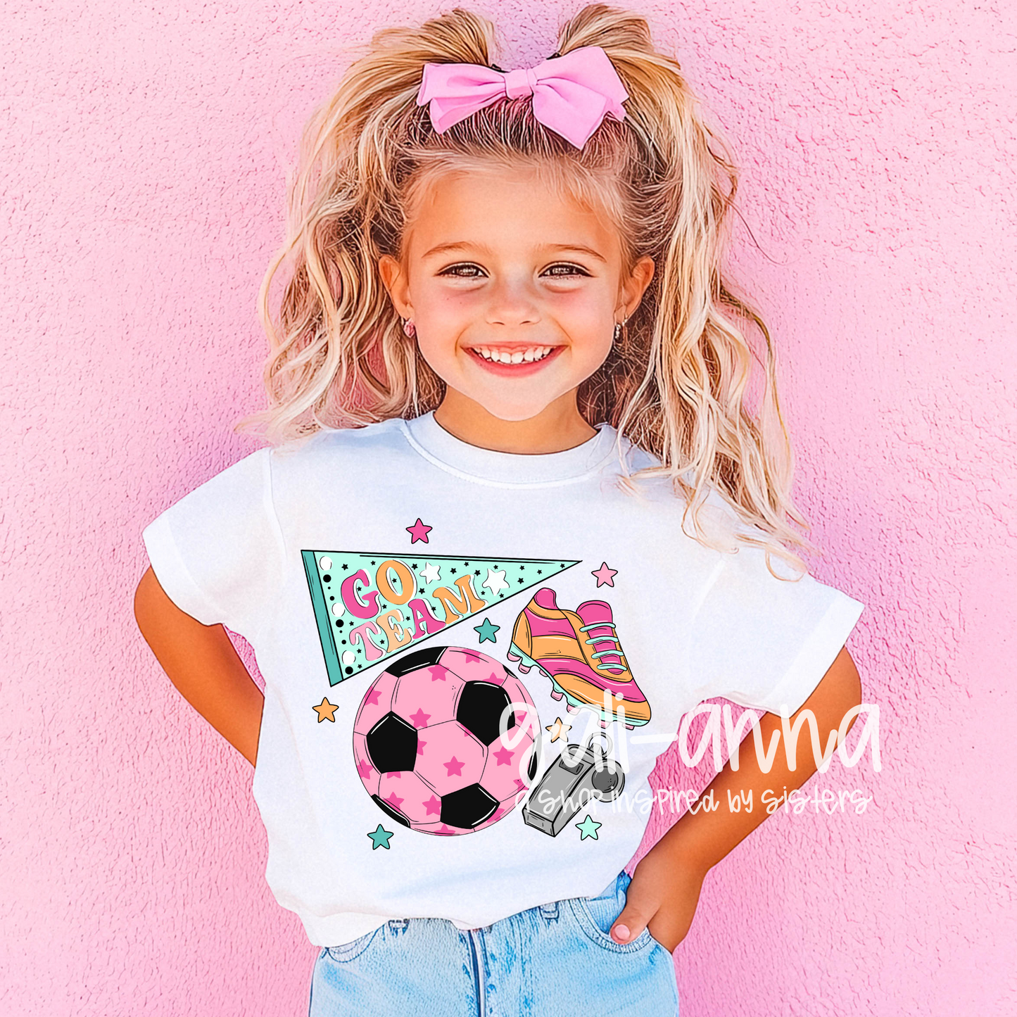 SOCCER GO TEAM- KIDS TEE