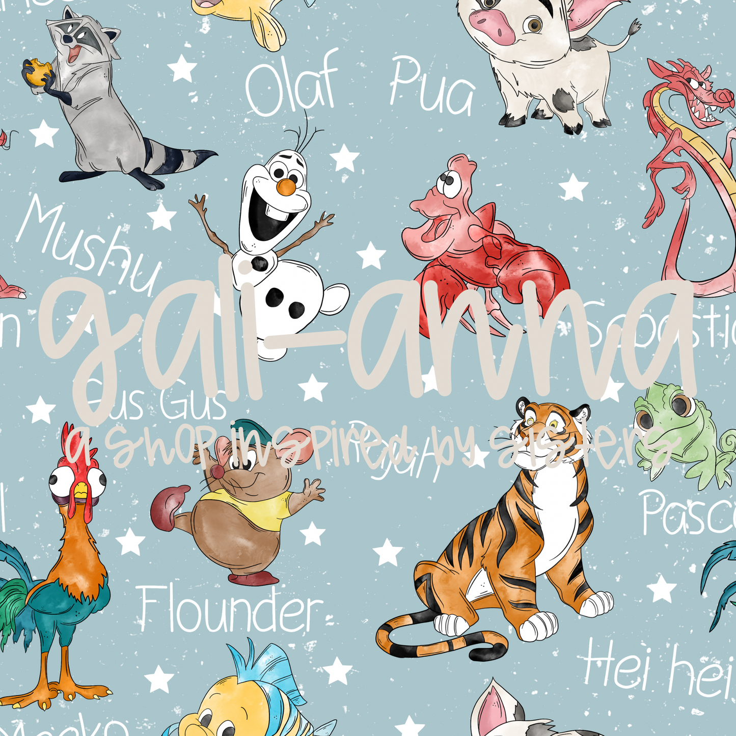 VIP PERK PRINT-SIDEKICKS BLUE COLORWAY *MWG