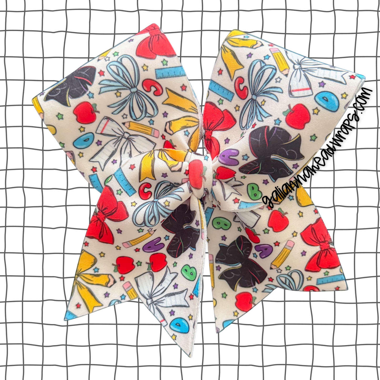 BOWS AND SCHOOL CHEER BOW