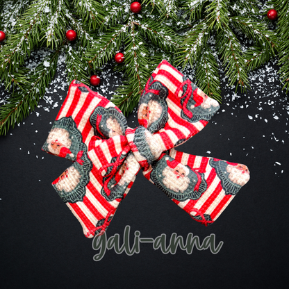 CHRISTMAS 1 * DROP PRINTS/SOLIDS - NOT SO DAINTY BOW