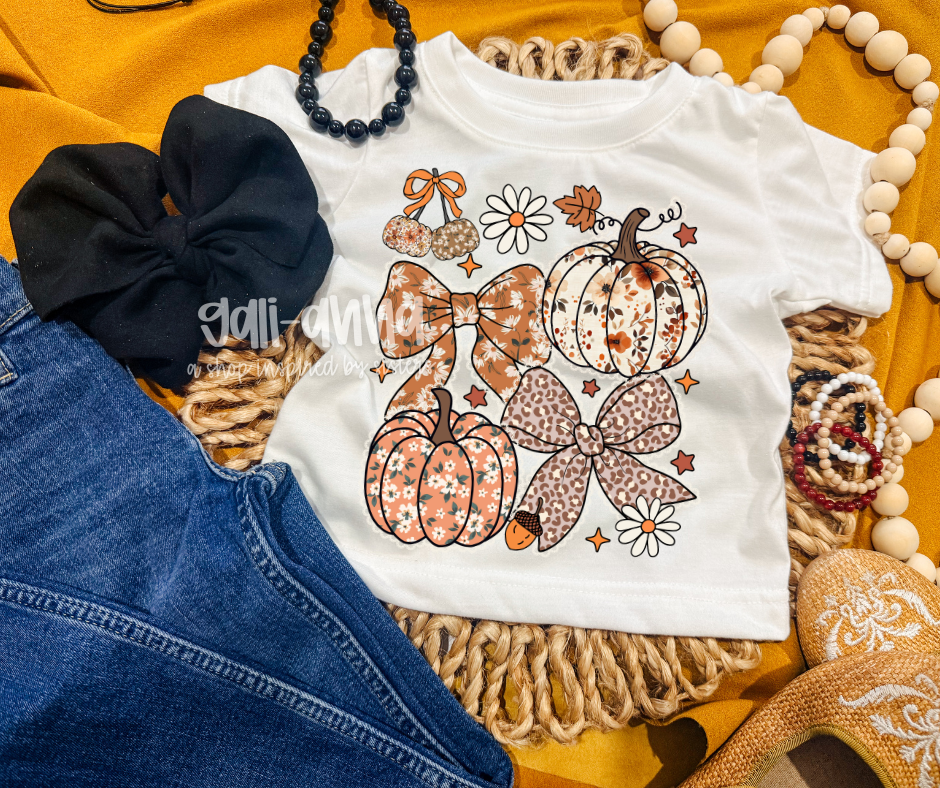 COQUETTE PUMPKINS ... KIDS TEE