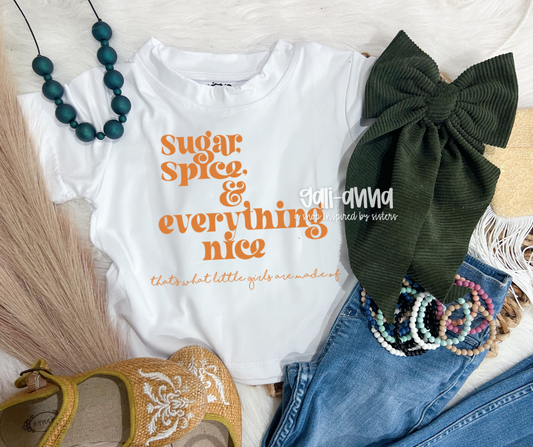 SUGAR, SPICE- EVERYTHING NICE KIDS TEE/SWEATSHIRT