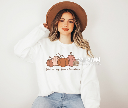 FALL IS MY FAVORITE COLOR ADULT TEE/SWEATSHIRT