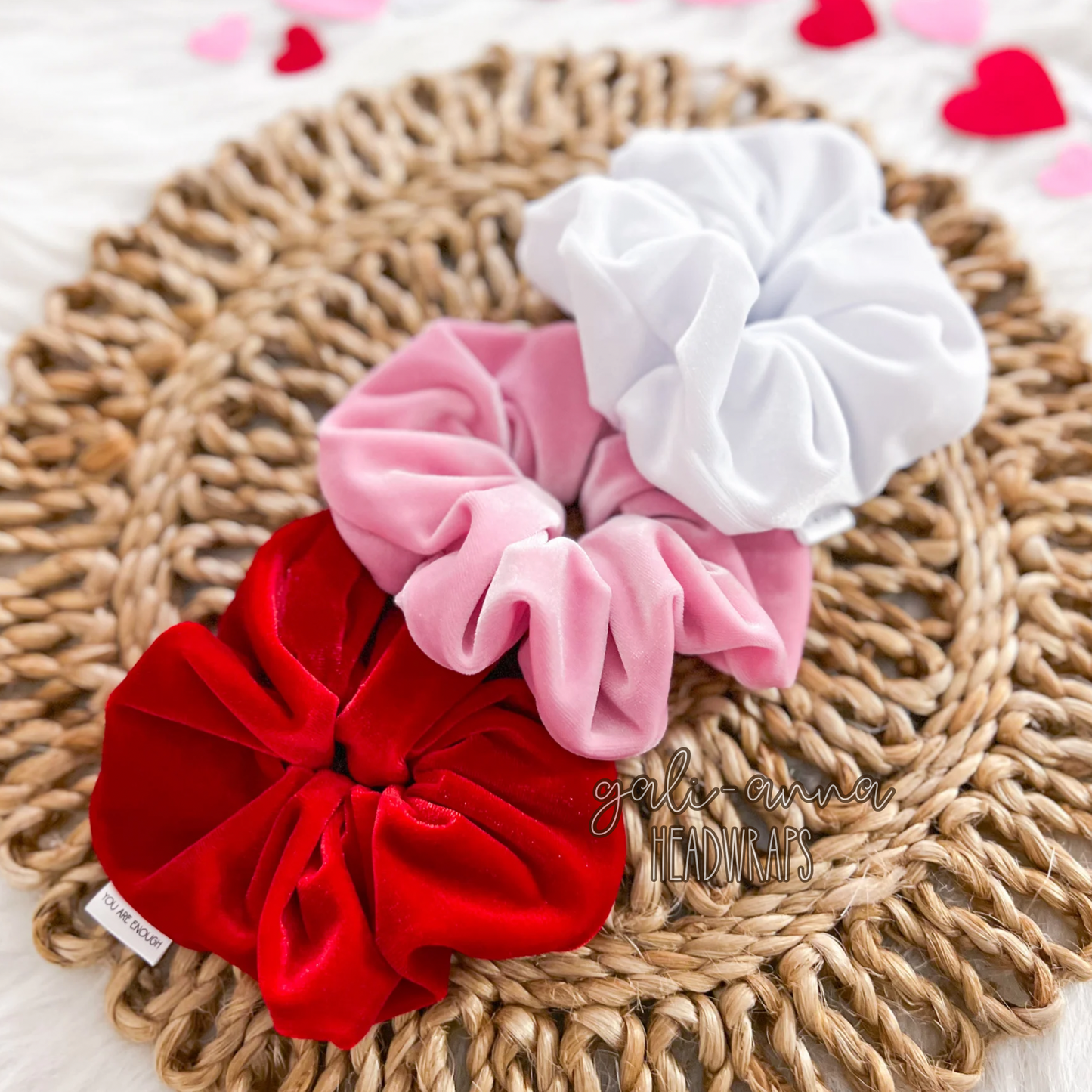 VDAY II DROP SCRUNCHIES