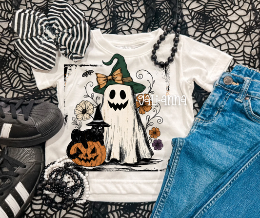 HALLOWEEN B/W STRIPES GALI BOW