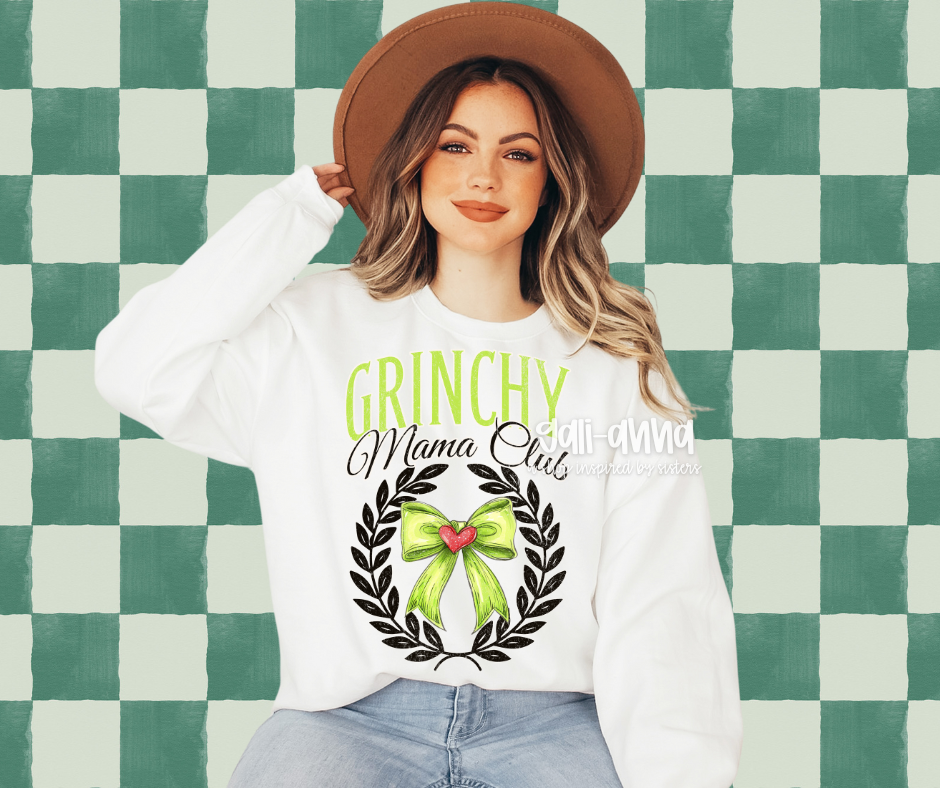 G R IN CHY MAMA CLUB ADULT TEE/SWEATSHIRT