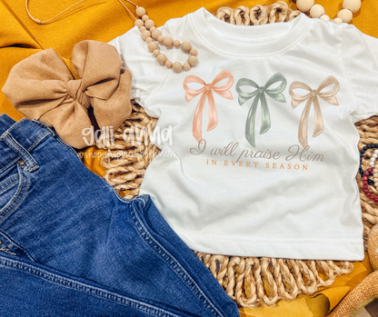 KHAKI SUEDE GALI BOW