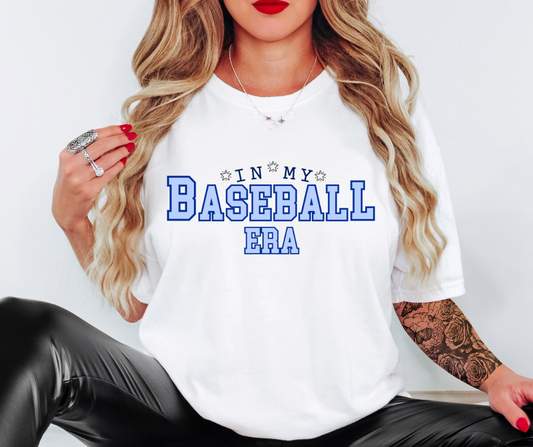 IN MY BASEBALL ERA ADULT TEE