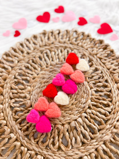 HEART WOOL CLIP *PAIRS