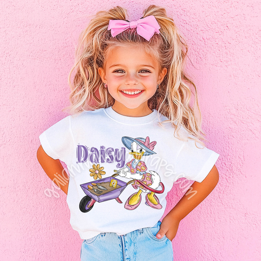 FARMING GIRL DUCK... KIDS TEE
