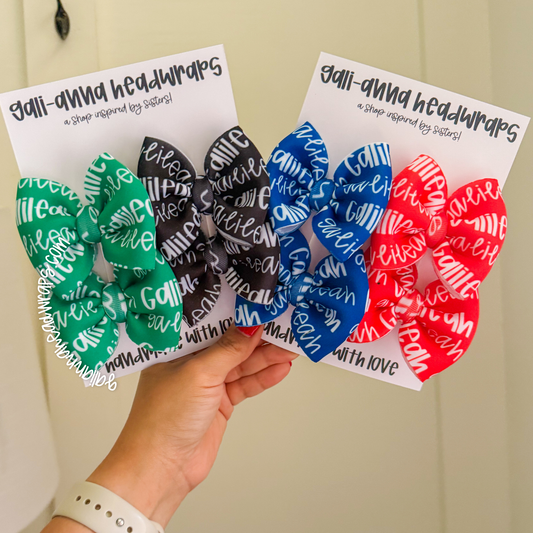BOLD SOLID NAME BOW