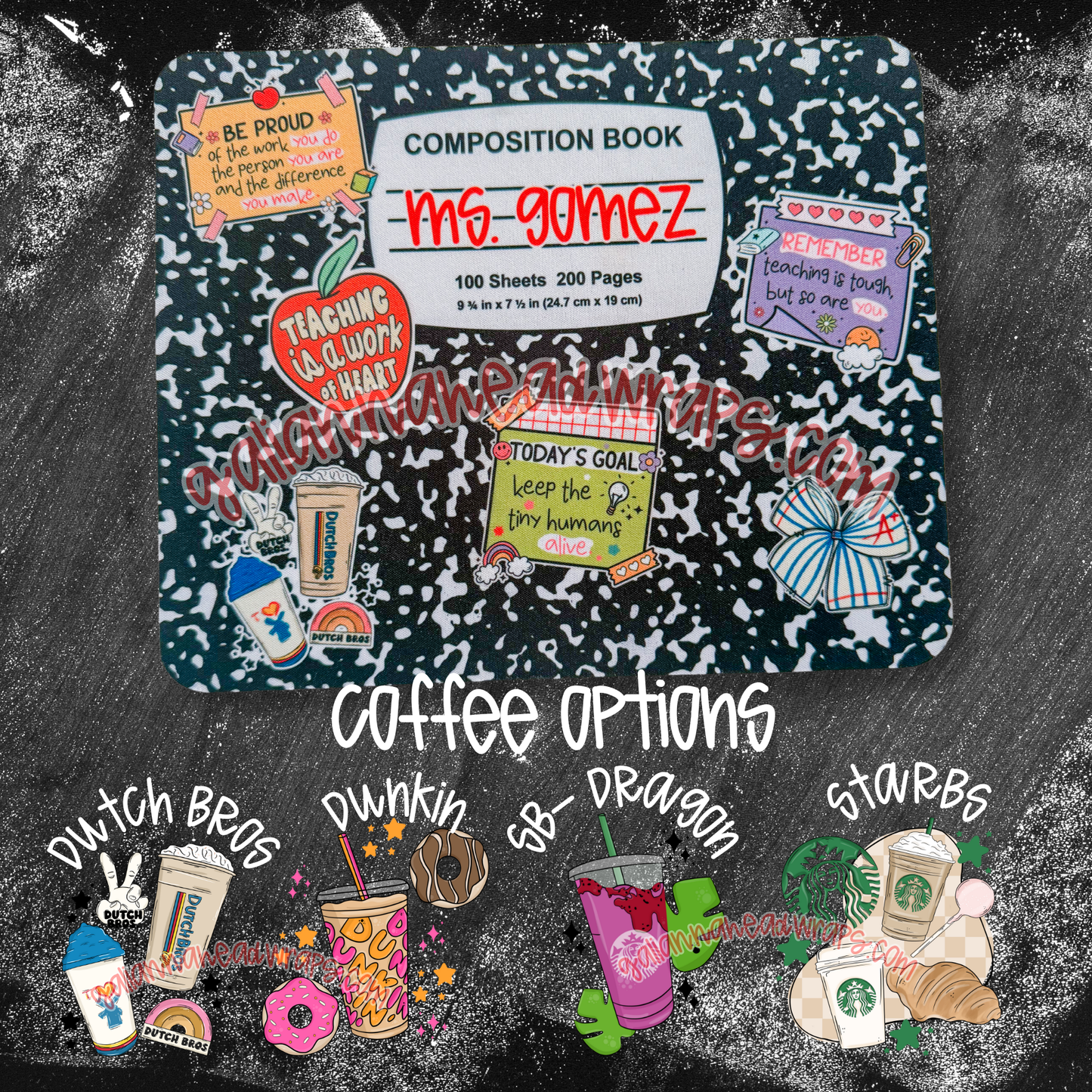 PERSONALIZED SCHOOL MOUSEPAD