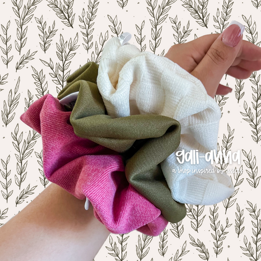 FLORAL FALL DROP SCRUNCHIES