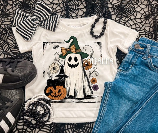 HALLOWEEN B/W STRIPES- NOT SO DAINTY BOW