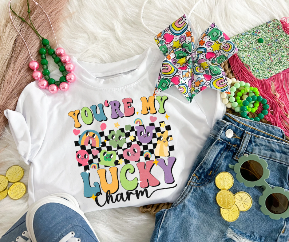 LUCKY CHARMS - PUFF CHEER BOW