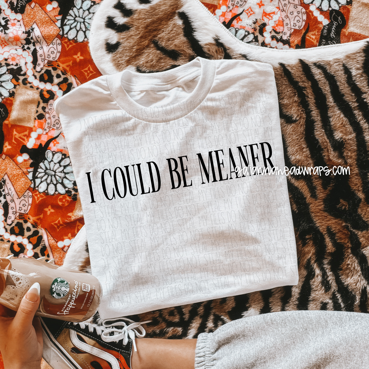 I COULD BE MEANER ADULT TEE