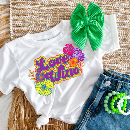 LIME SWIM SCHOOL GIRL BOW