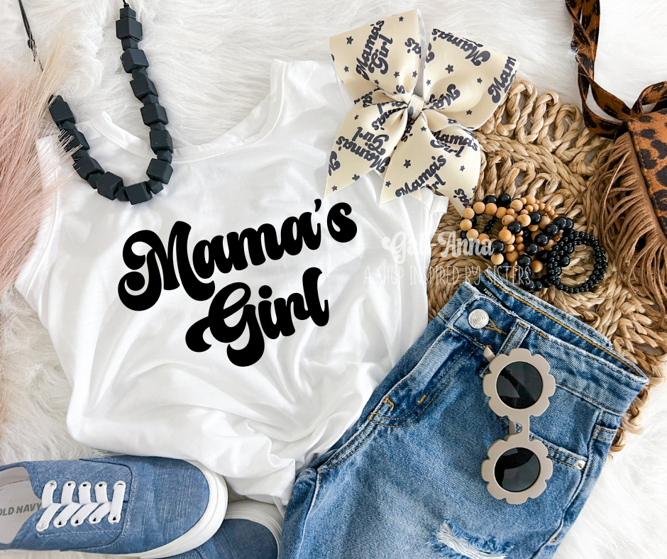 MAMA'S GIRL - PUFF CHEER BOW