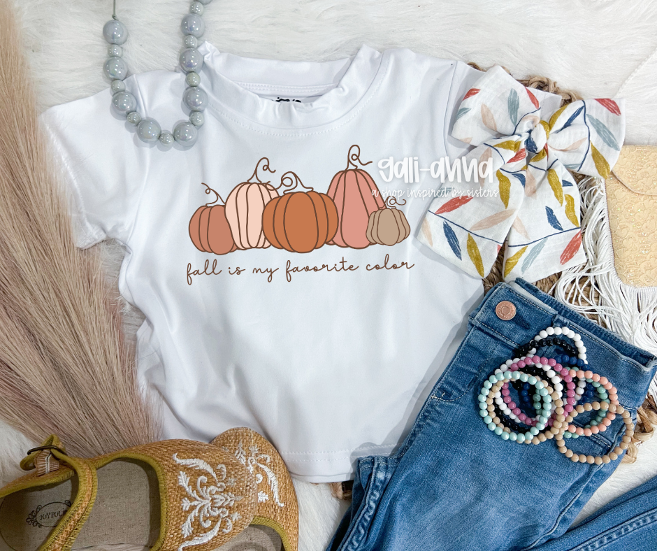 FALL IS MY FAVORITE COLOR KIDS TEE/SWEATSHIRT