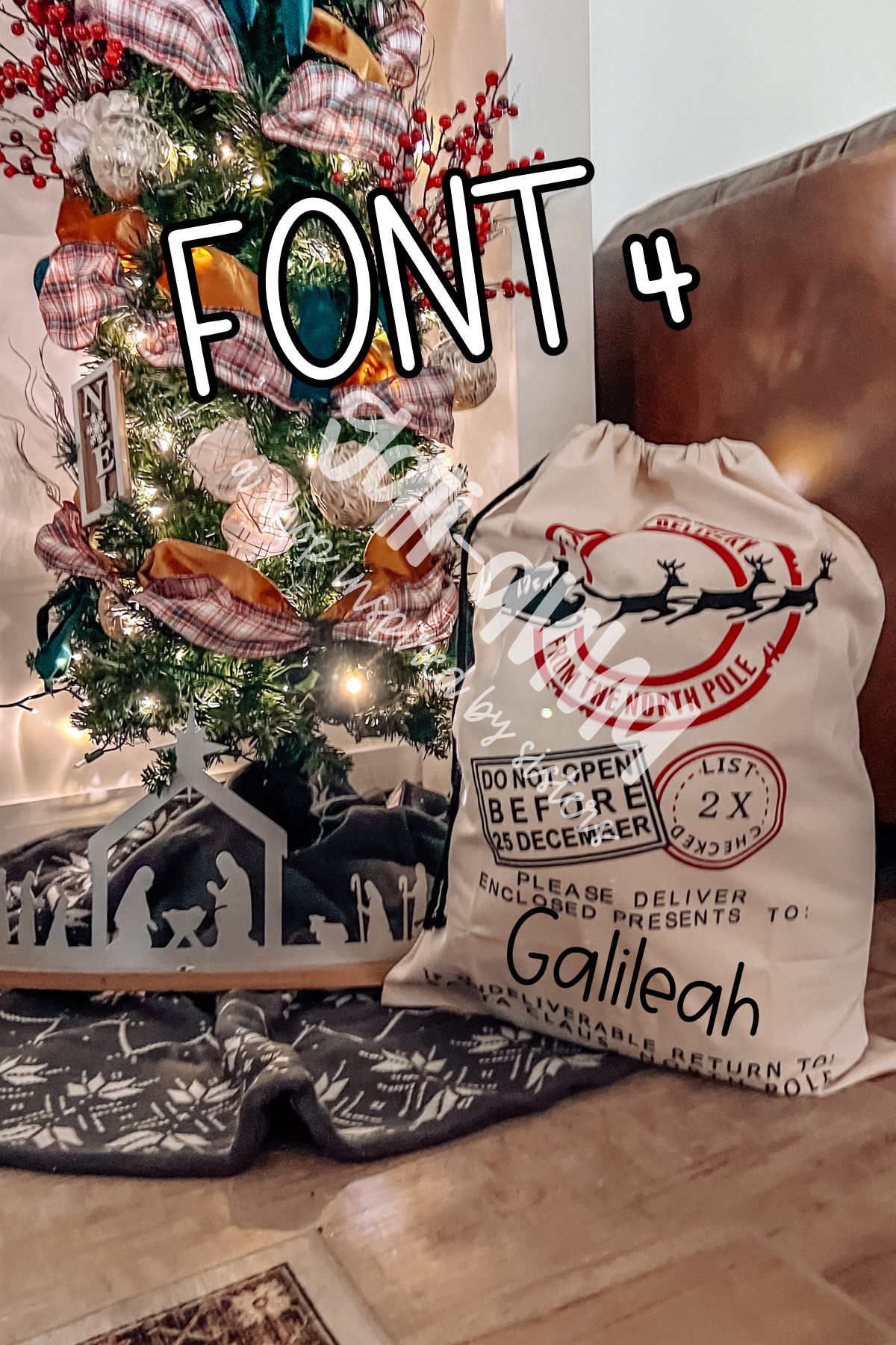 PERSONALIZED CHRISTMAS SACKS