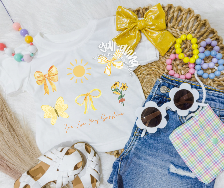 SHIMMER YELLOW -  NOT SO DAINTY BOW