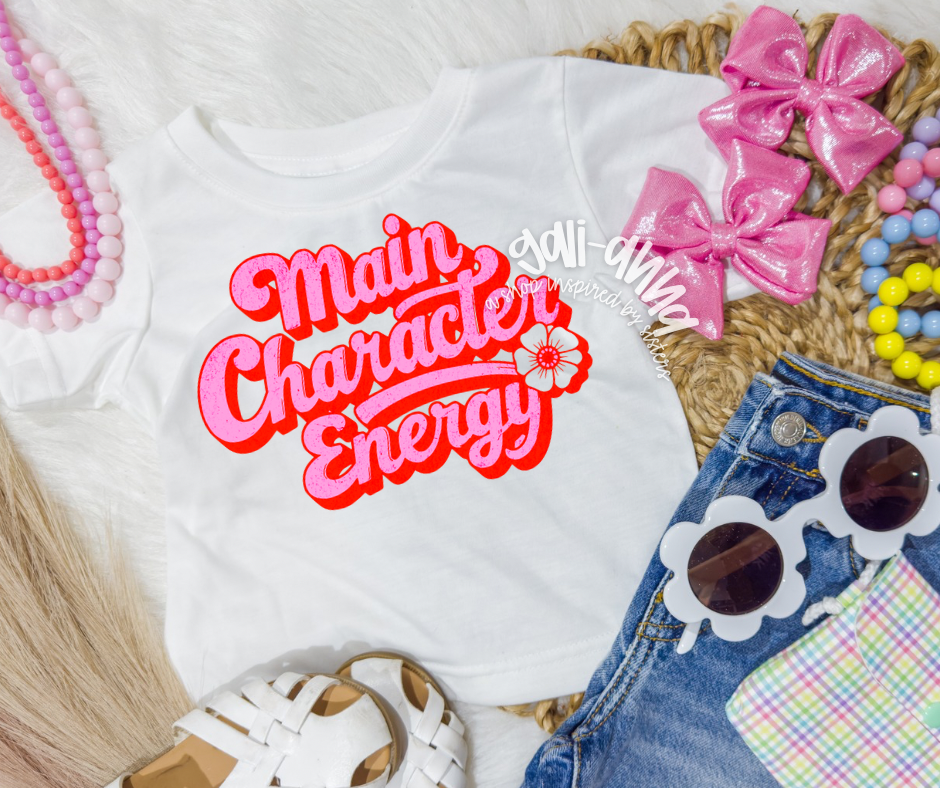 MAIN CHARACTER ENERGY   - KIDS TEE