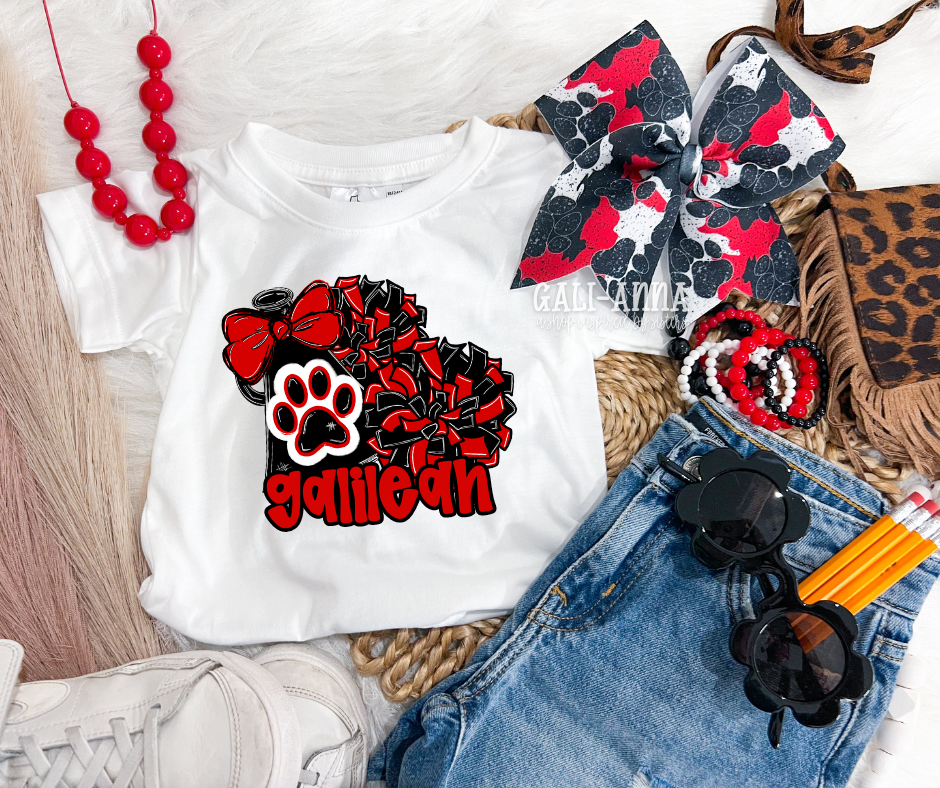 RED PAW MEGAPHONE NAME TEE