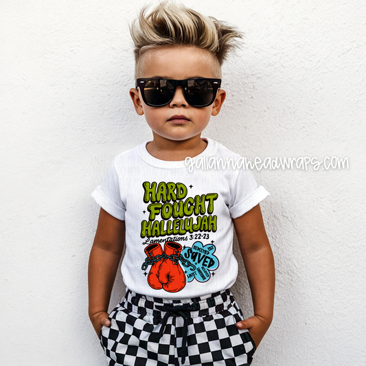 HARD FOUGHT HALLELUJAH *BOYS COLORWAY… KIDS TEE