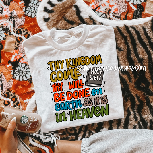 THY KINGDOM COME ADULT TEE *BLUE COLORWAY
