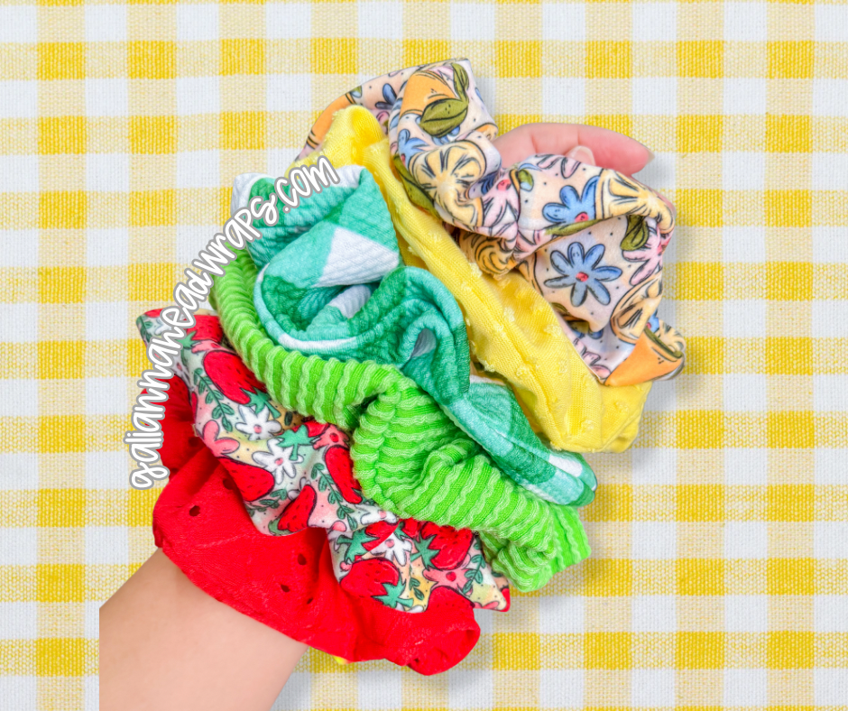 FRUIT DROP SCRUNCHIES