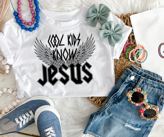 COOL KIDS KNOW JESUS TEE