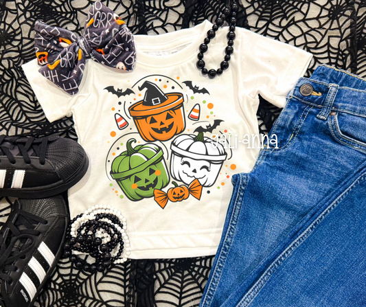 BOO BUCKETS ... KIDS TEE